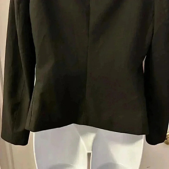 H&M Blazer Black size 8 faux pockets - Picture 5 of 10